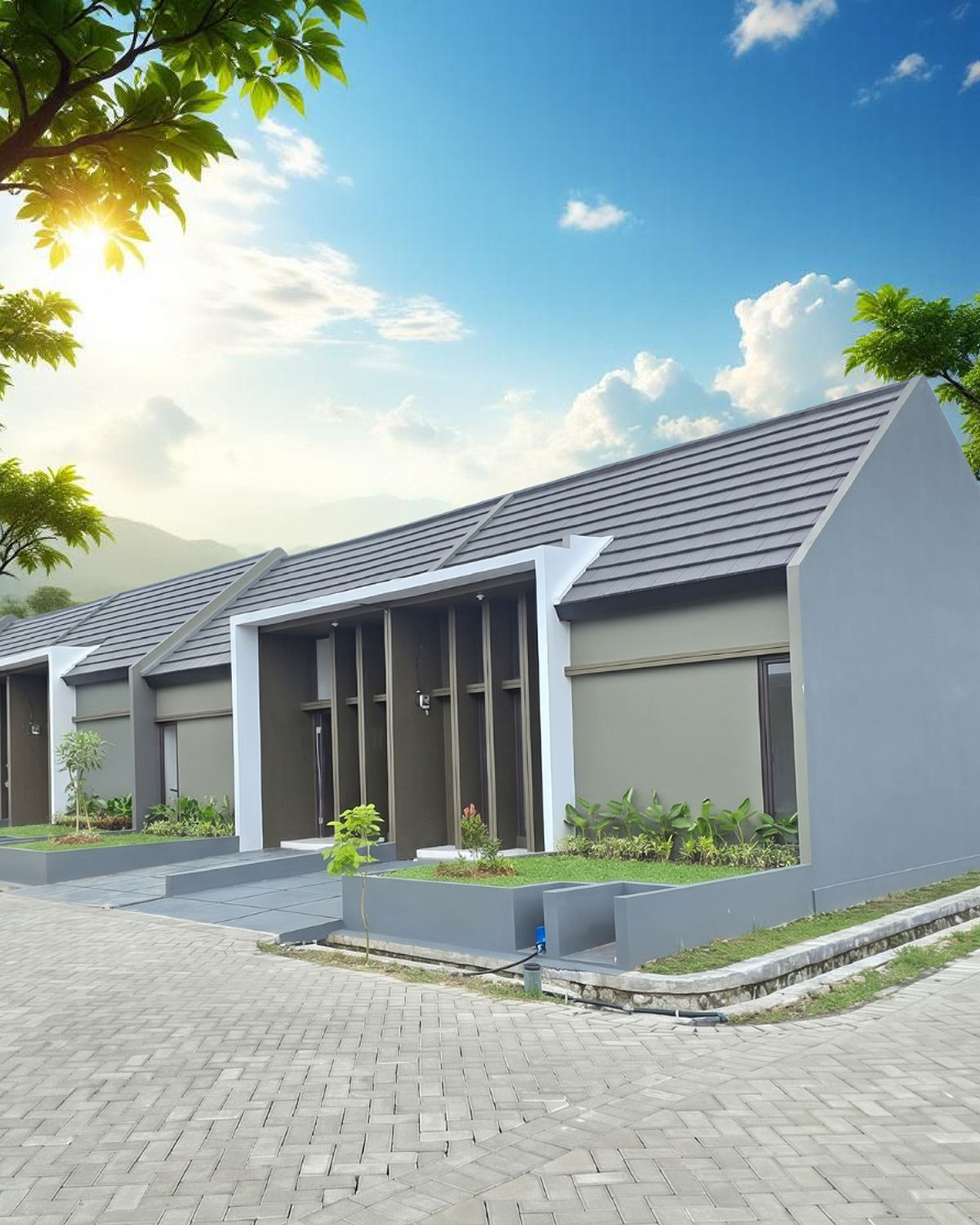 Foto Cluster Montana Tipe Kana 6x12 2 Kamar Tidur — Rumah Komersil Perumahan Permata Mutiara Maja 4